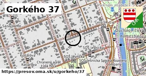 Gorkého 37, Prešov