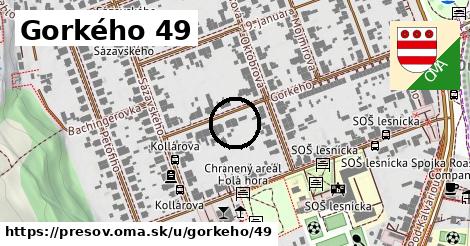 Gorkého 49, Prešov