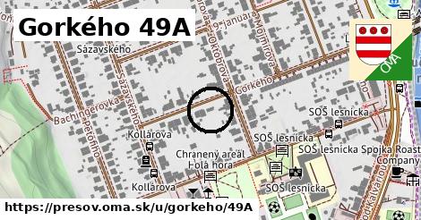 Gorkého 49A, Prešov