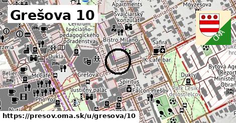 Grešova 10, Prešov