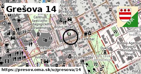 Grešova 14, Prešov