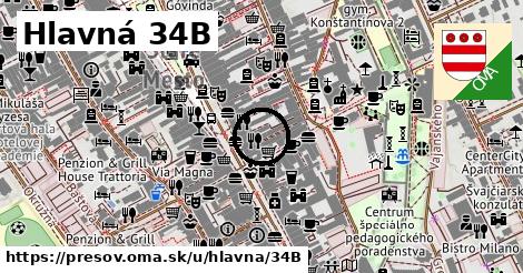 Hlavná 34B, Prešov