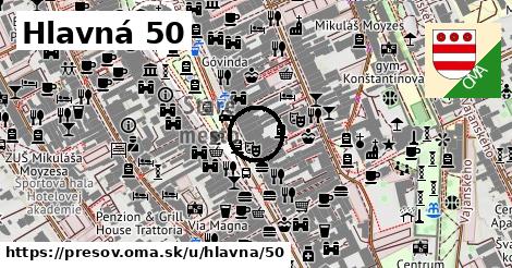 Hlavná 50, Prešov