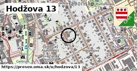 Hodžova 13, Prešov
