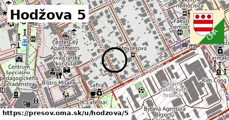 Hodžova 5, Prešov