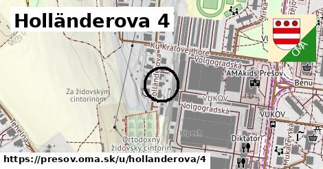 Holländerova 4, Prešov