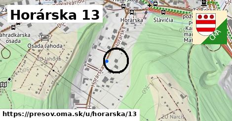 Horárska 13, Prešov