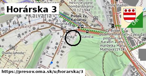 Horárska 3, Prešov