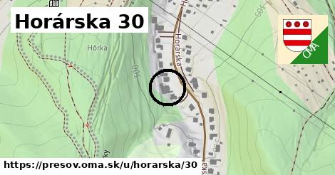 Horárska 30, Prešov