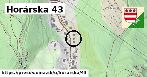 Horárska 43, Prešov