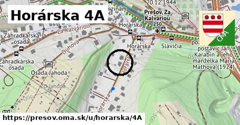 Horárska 4A, Prešov