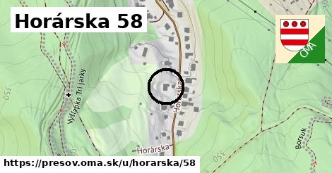 Horárska 58, Prešov