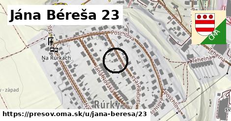 Jána Béreša 23, Prešov