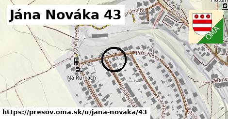 Jána Nováka 43, Prešov