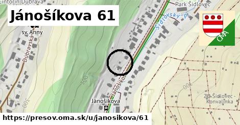 Jánošíkova 61, Prešov