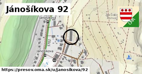 Jánošíkova 92, Prešov