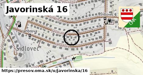 Javorinská 16, Prešov