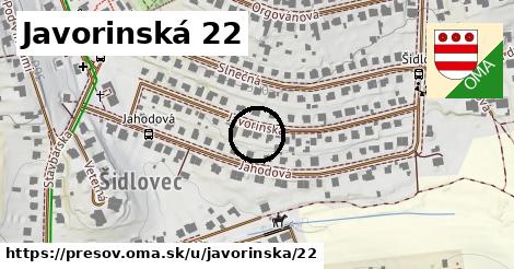 Javorinská 22, Prešov