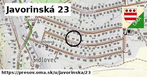 Javorinská 23, Prešov