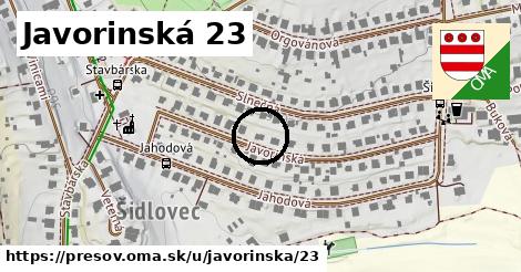 Javorinská 23, Prešov