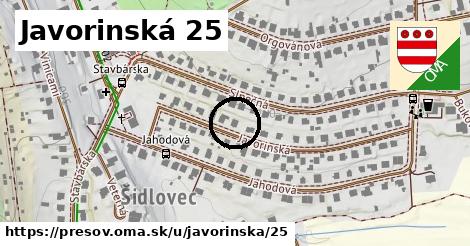 Javorinská 25, Prešov