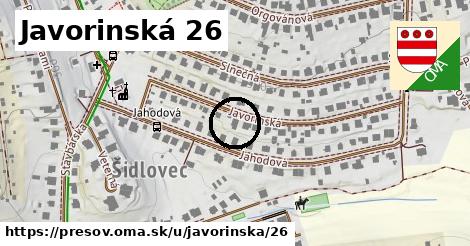 Javorinská 26, Prešov