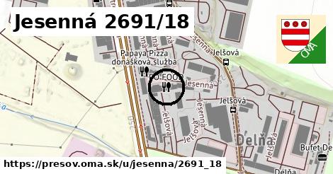 Jesenná 2691/18, Prešov