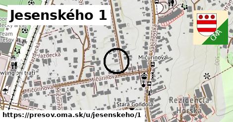 Jesenského 1, Prešov