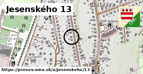 Jesenského 13, Prešov