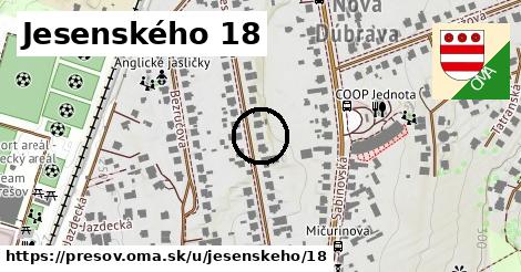 Jesenského 18, Prešov