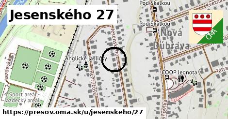 Jesenského 27, Prešov