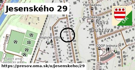 Jesenského 29, Prešov