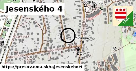 Jesenského 4, Prešov