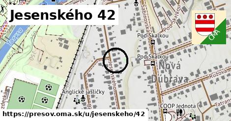 Jesenského 42, Prešov