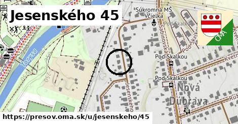 Jesenského 45, Prešov