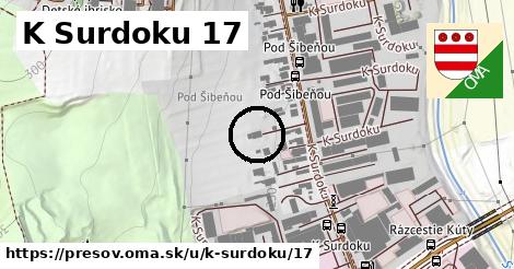 K Surdoku 17, Prešov