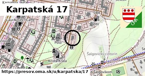 Karpatská 17, Prešov