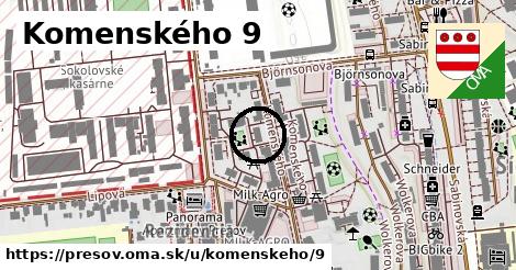 Komenského 9, Prešov