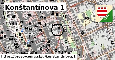 Konštantínova 1, Prešov