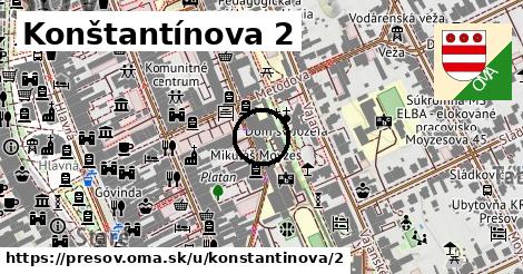 Konštantínova 2, Prešov