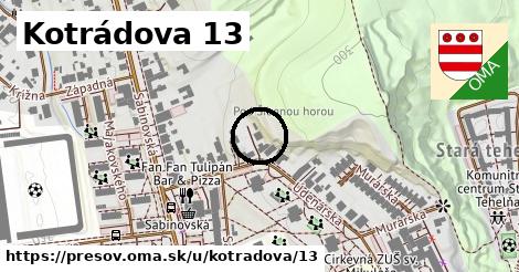 Kotrádova 13, Prešov