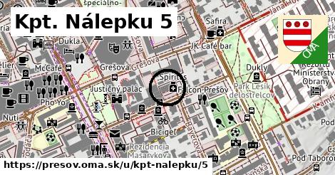 Kpt. Nálepku 5, Prešov