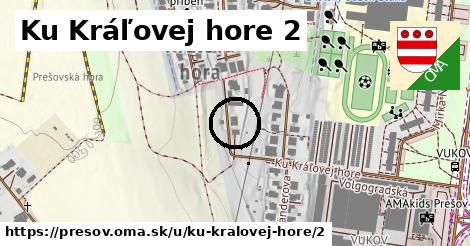 Ku Kráľovej hore 2, Prešov