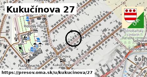 Kukučínova 27, Prešov