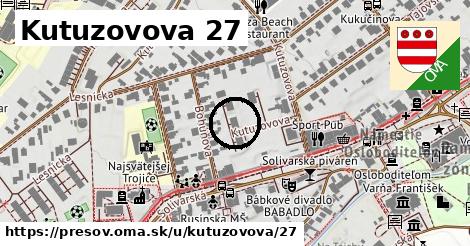 Kutuzovova 27, Prešov