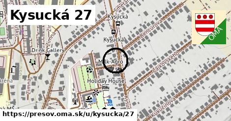 Kysucká 27, Prešov