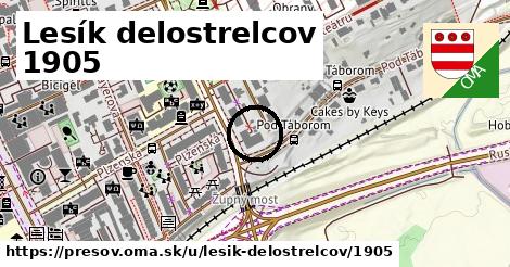 Lesík delostrelcov 1905, Prešov