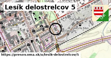 Lesík delostrelcov 5, Prešov