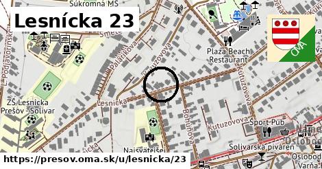 Lesnícka 23, Prešov