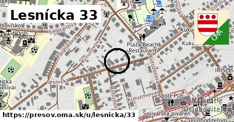 Lesnícka 33, Prešov